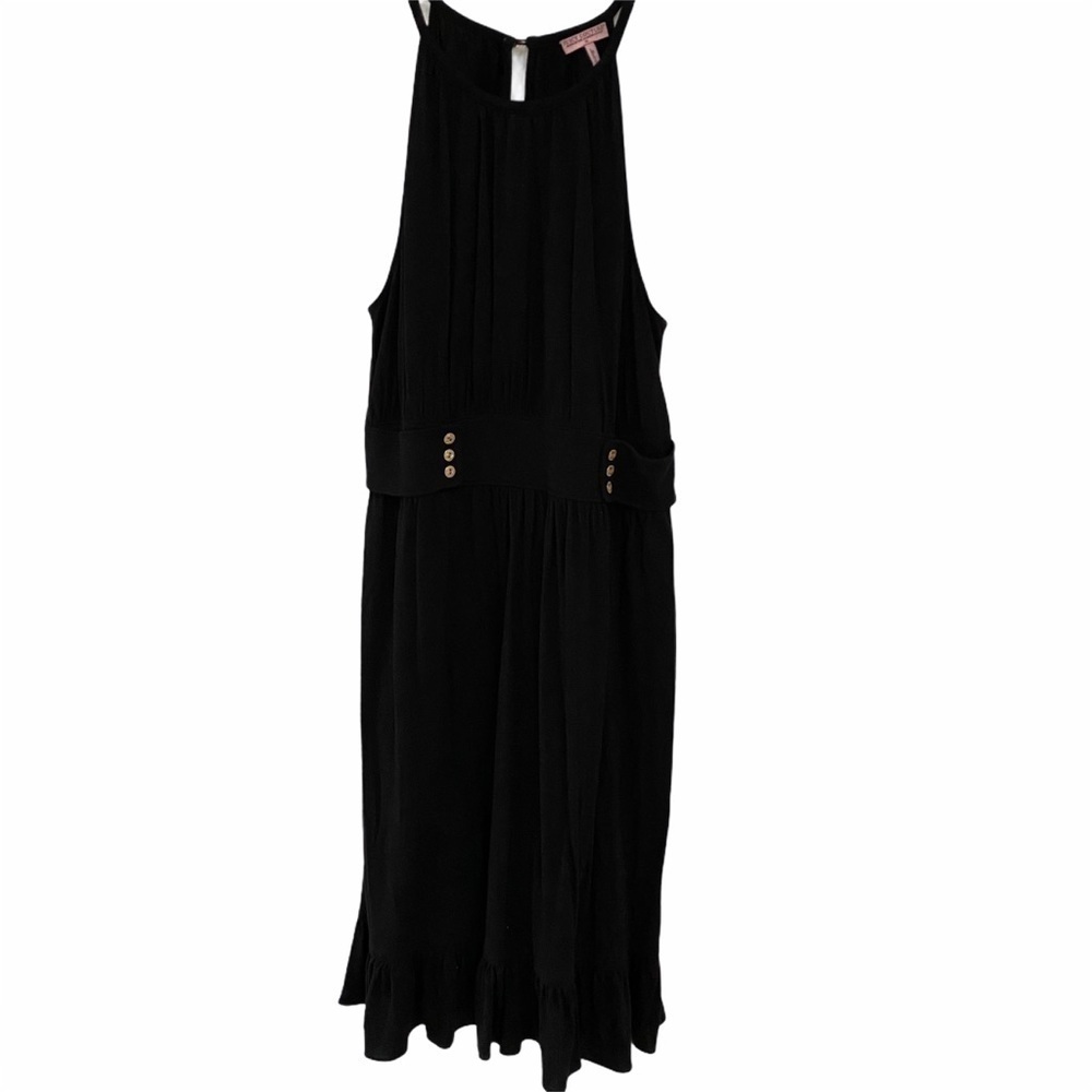 Juicy Couture Black Jersey Sleeveless Midi Dress M - Picture 6 of 12